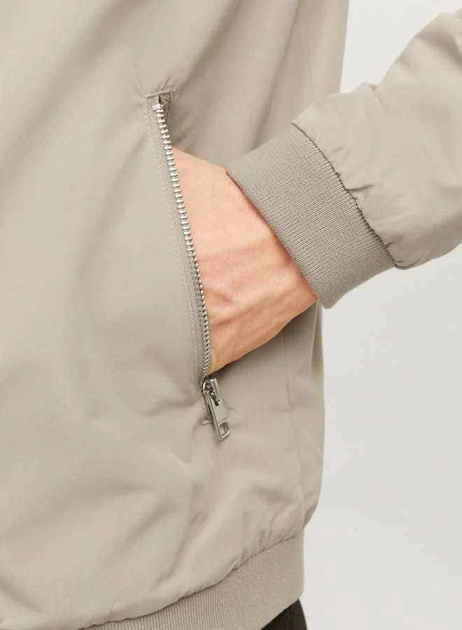 JACK & JONES JJERUSH HARRINGTON BOMBER jas/jack heren,Zwart,S JACK & JONES JJERUSH HARRINGTON BOMBER jas/jack heren,Zwart,S