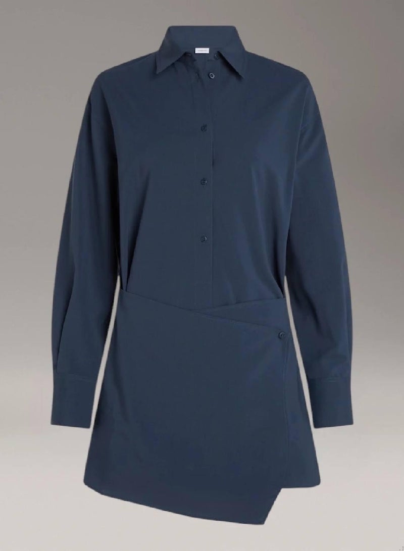 كالفن كلاين جينز فستان قصير بتصميم ملتف - Image 5