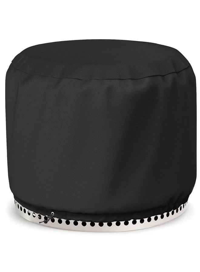 Shinestar Fire Pit Cover for Solo Stove Bonfire 19.5 Inch Fire Pit, Round Cover Heavy Duty Waterproof Material for SSBON Bonfire Fire Pit, Black - Image 1