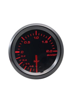 Gauge Meter Kit 52mm Diameter Smoked Lens GlowShift Tinted 7 Color LED BAR Boost Gauge