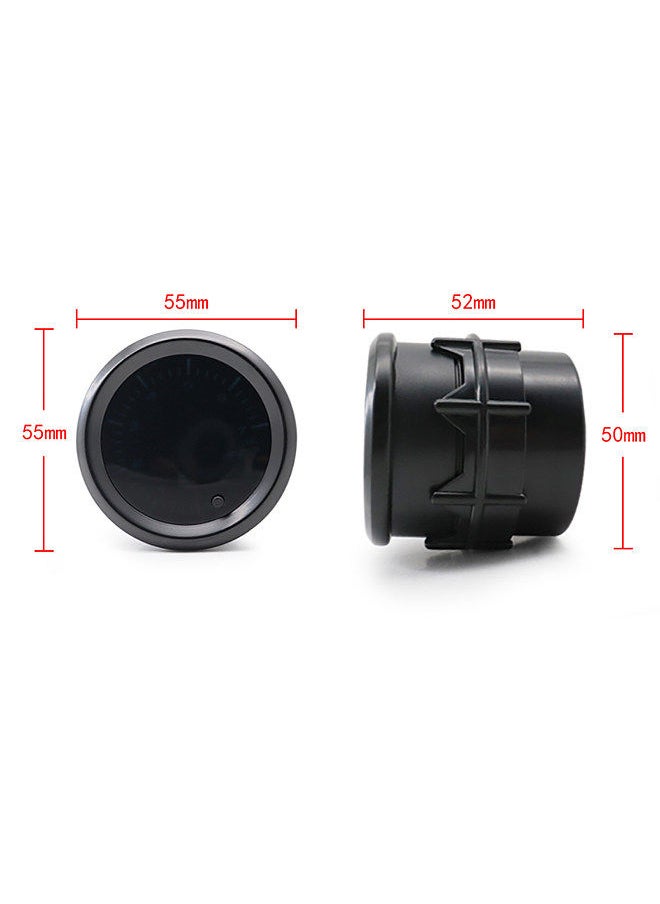 Generic - Gauge Meter Kit 52mm Diameter Smoked Lens GlowShift Tinted 7 Color LED BAR Boost Gauge - Image 1