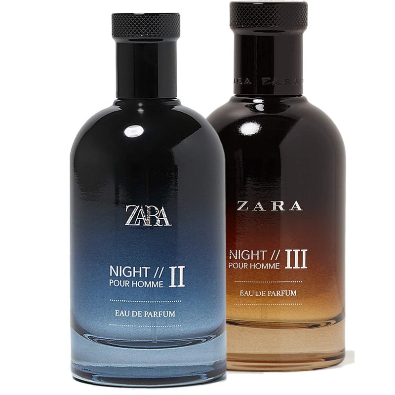 زارا 2X نايت بور أوم II - نايت III عطر ماء 3.4 أونصة سائلة