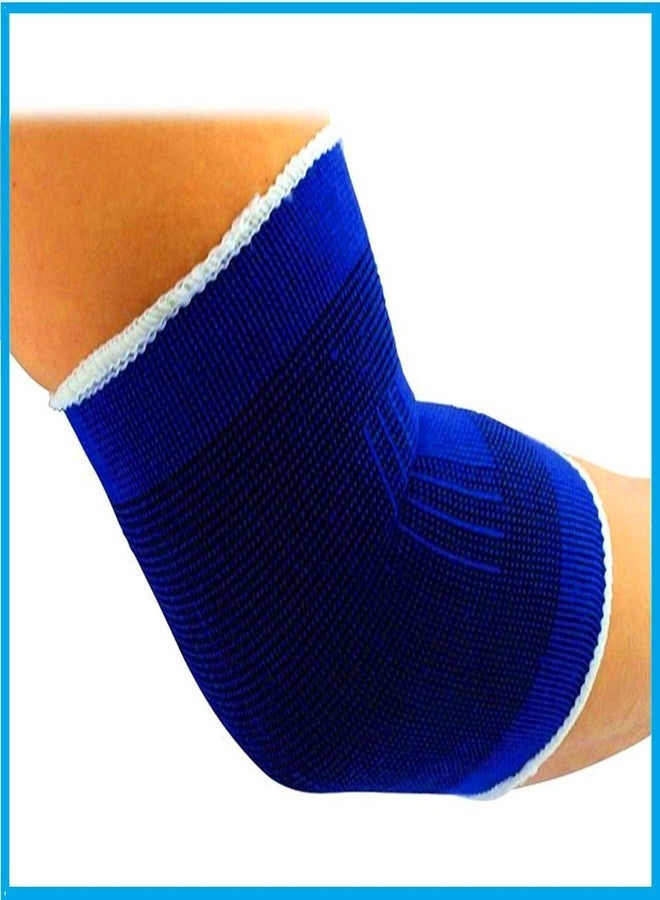 كريسبي crispy™ زوج واحد من واقيات الكوع المرنة لتخفيف الألم في صالة الألعاب الرياضية والأنشطة البدنية (أزرق) - Image 3