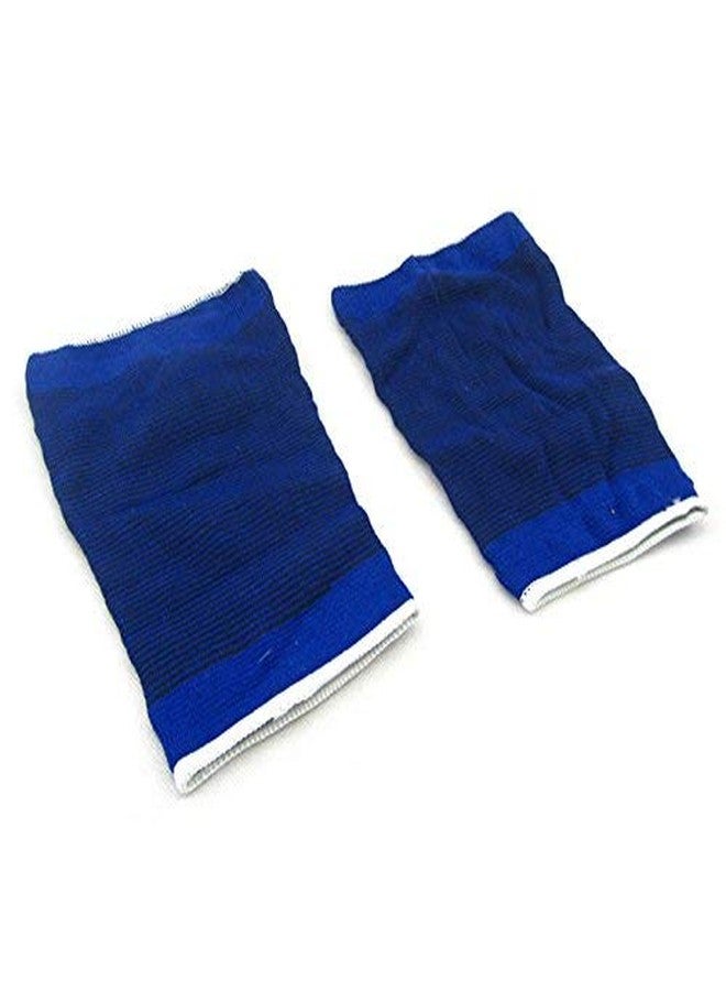 كريسبي crispy™ زوج واحد من واقيات الكوع المرنة لتخفيف الألم في صالة الألعاب الرياضية والأنشطة البدنية (أزرق) - Image 4