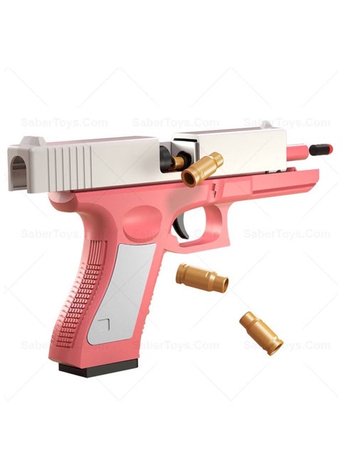 Gun Revolver Shell Ejection Soft Bullet Gun Airsoft Pistol Gun Toy Assorted Mix Color