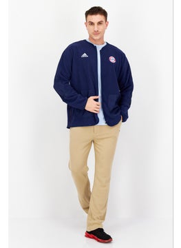Adidas Men Sportswear Fit Training Jacket, Blue  - Image 2
