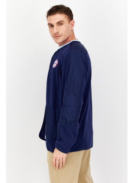Adidas Men Sportswear Fit Training Jacket, Blue  - Image 3