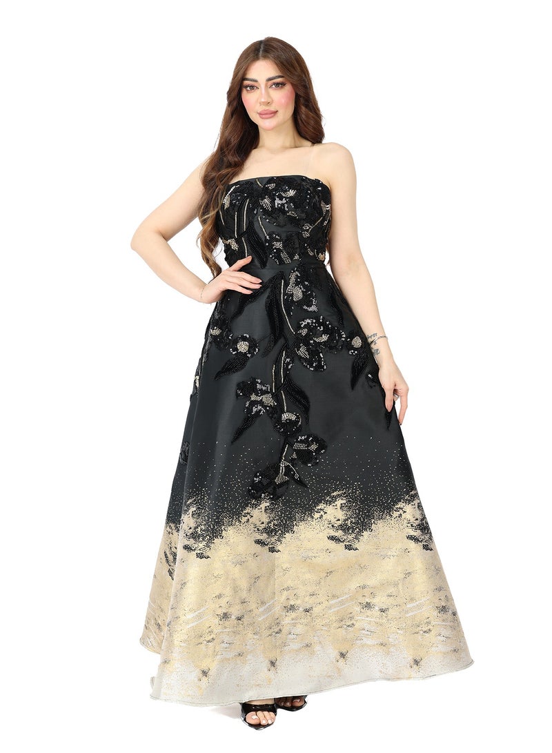 MODERN DESIGNER A luxurious evening dress for parties with elegant details that catch the eye The dress features a luxurious cut from the modern designer brand  - Image 1
