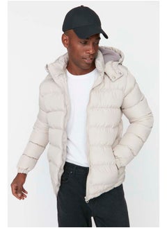 trendyol Stone Regular Fit Wind and Water Resistant Puffer Winter Jacket TMNAW22MO0132  - Image 2
