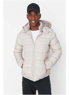 trendyol Stone Regular Fit Wind and Water Resistant Puffer Winter Jacket TMNAW22MO0132  - Image 1