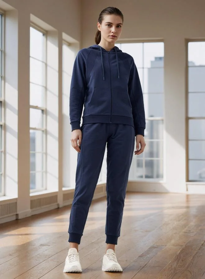 ADOT by Splash Hooded Jacket with Zip Closure