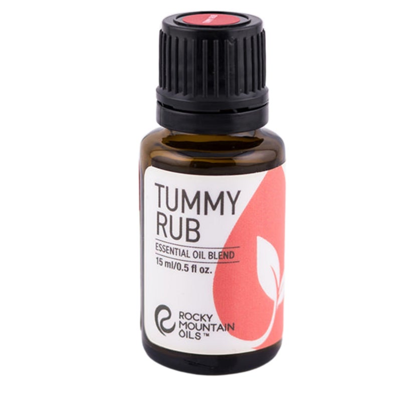 Rocky Mountain Oils Rocky Mountain Oils Tummy Rub Essential Oil Blend with 100 Pure Natural Peppermint Ginger Orange Fennel Aromatherapy Diffuser Oil for Home Premium Grade Therapeutic Oils Blend 