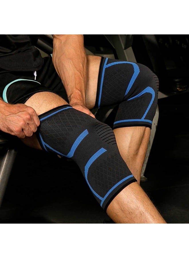 كوازيفي قطعتان من وسادات الركبة المرنة ودعامة الركبة وكم ضغط الركبة - Image 2