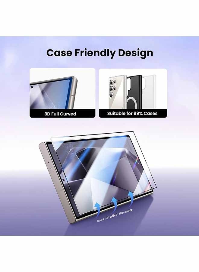 URBBKING Pack of 2 Screen Protectors, HD Tempered Glass Screen Protector For Samsung Galaxy S24 Ultra - Image 4
