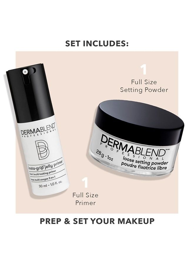 Dermablend Loose Setting Powder, Face Powder Makeup & Finishing Powder, Mattifying Finish and Shine Control - Image 1