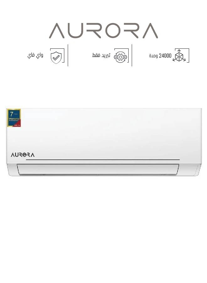 AURORA Split Air Conditioner - 24000 BTU - Cooling Only - Wi-Fi - White - AR-24SPHC - Image 1