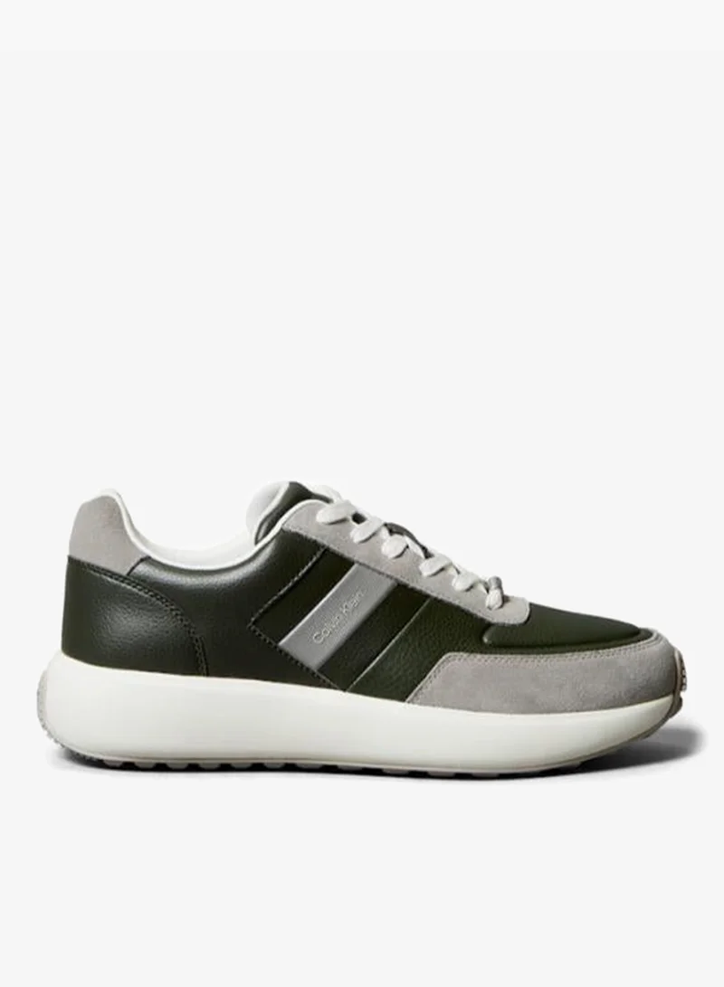 Leather Chunky Runner Trainers