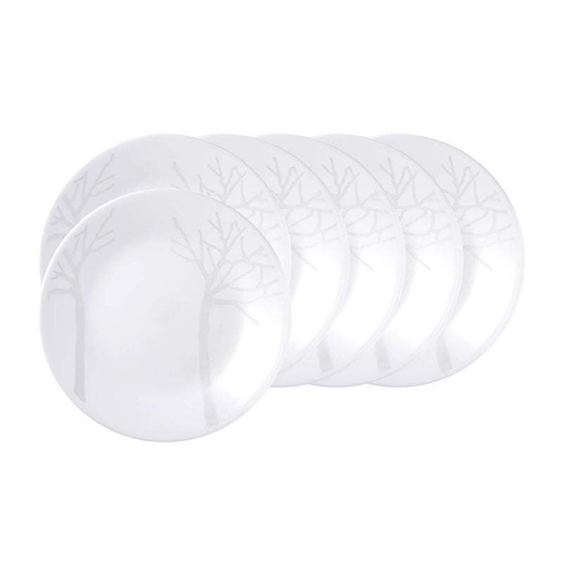 SKOODLE Corelle Asia Collection Gold Series Frost 17 cm Small Plate Pack of 6 - Image 1
