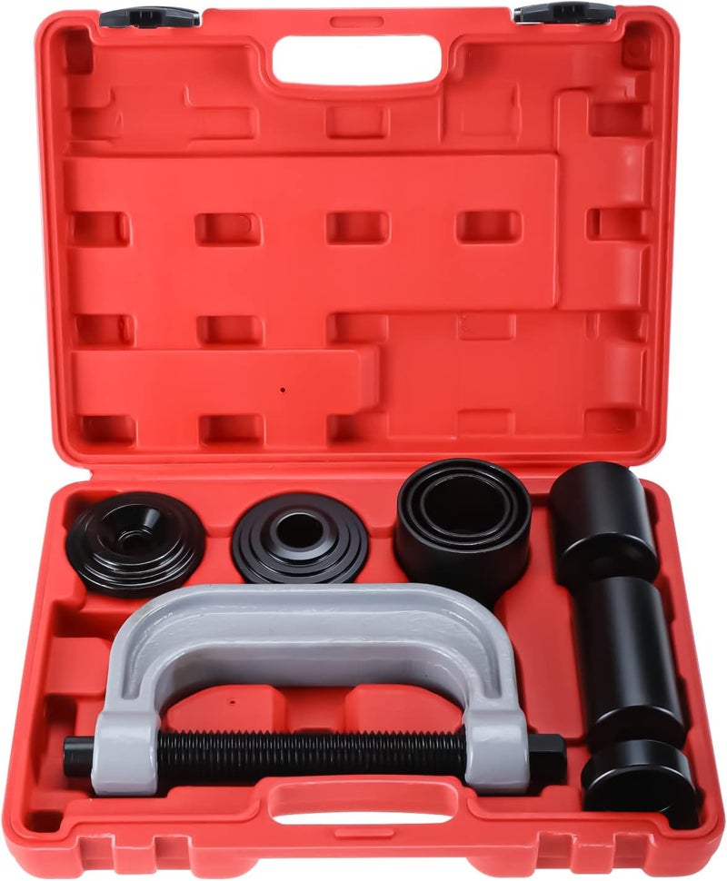 BTSHUB Ball Joint Press and U Joint Removal Tool Kit with 4x4 Adapters for 2WD and 4WD Vehicles - Image 1
