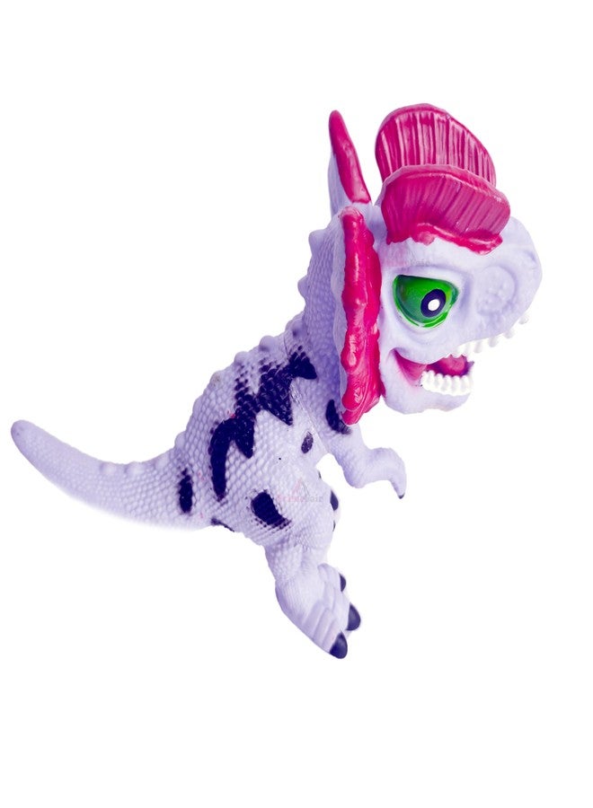 ROSEFAIR Dinosaur Figures Toys, Dinosaur Sound Playset Toy, Realistic Dinosaur Figurines for Boys, Girls, and Toddlers, Pack of 1 (Purple) - Image 3