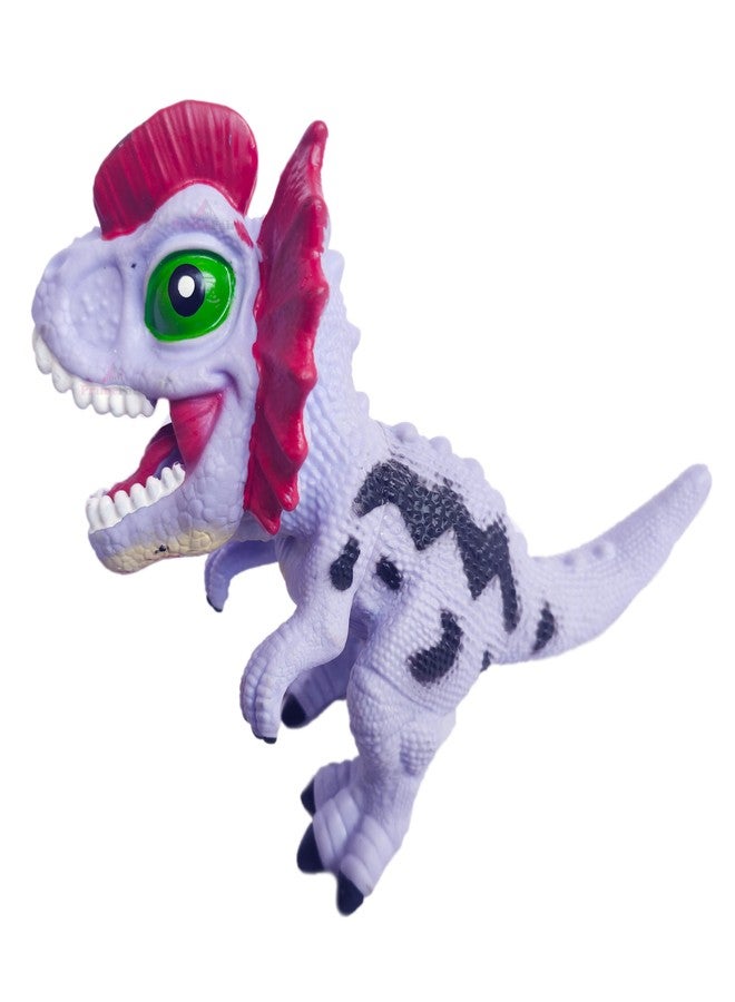 ROSEFAIR Dinosaur Figures Toys, Dinosaur Sound Playset Toy, Realistic Dinosaur Figurines for Boys, Girls, and Toddlers, Pack of 1 (Purple) - Image 4