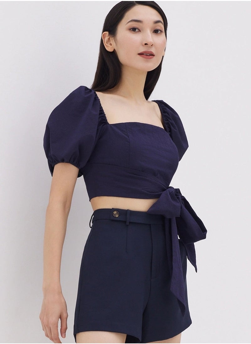 STYCHED - London Navy Blue Top - Image 1