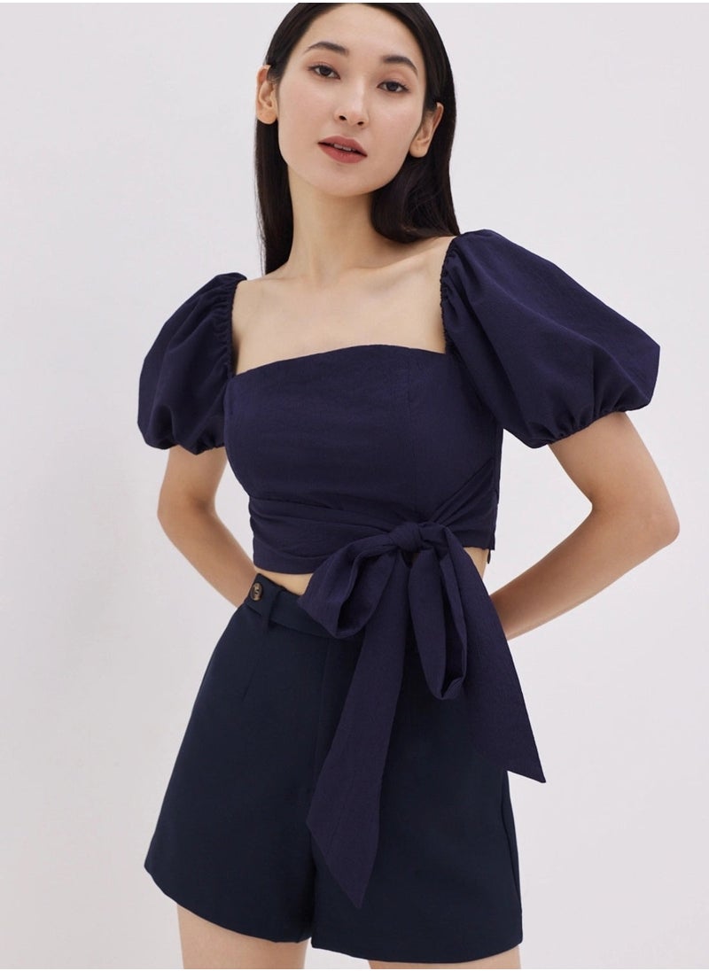 STYCHED - London Navy Blue Top - Image 1