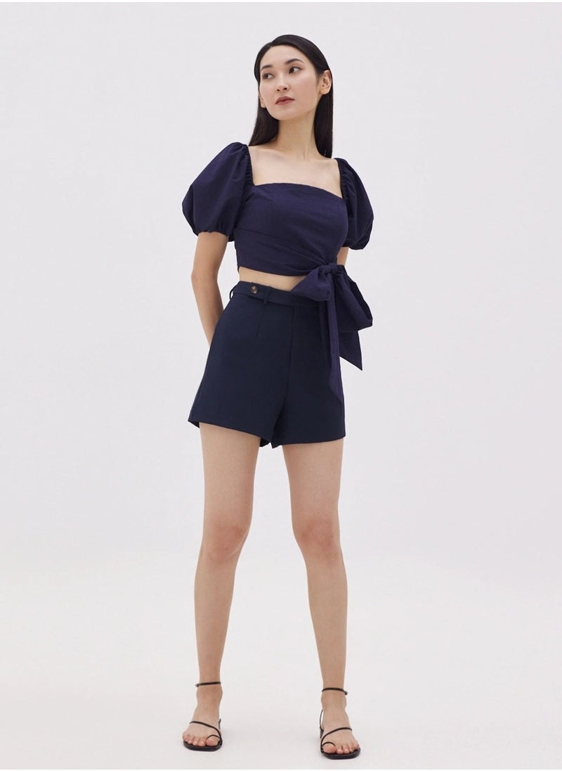 STYCHED - London Navy Blue Top - Image 1