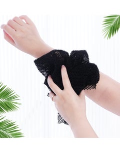 KHAJUL 2 Piece African Net Bath Sponge African Exfoliating Long Body Scrubber Tight Weave Beauty Skin Smoother Tower Bath Cloth Porous Stretches Back Washcloths For Daily Use Or Stocking Stuffer  - Image 5