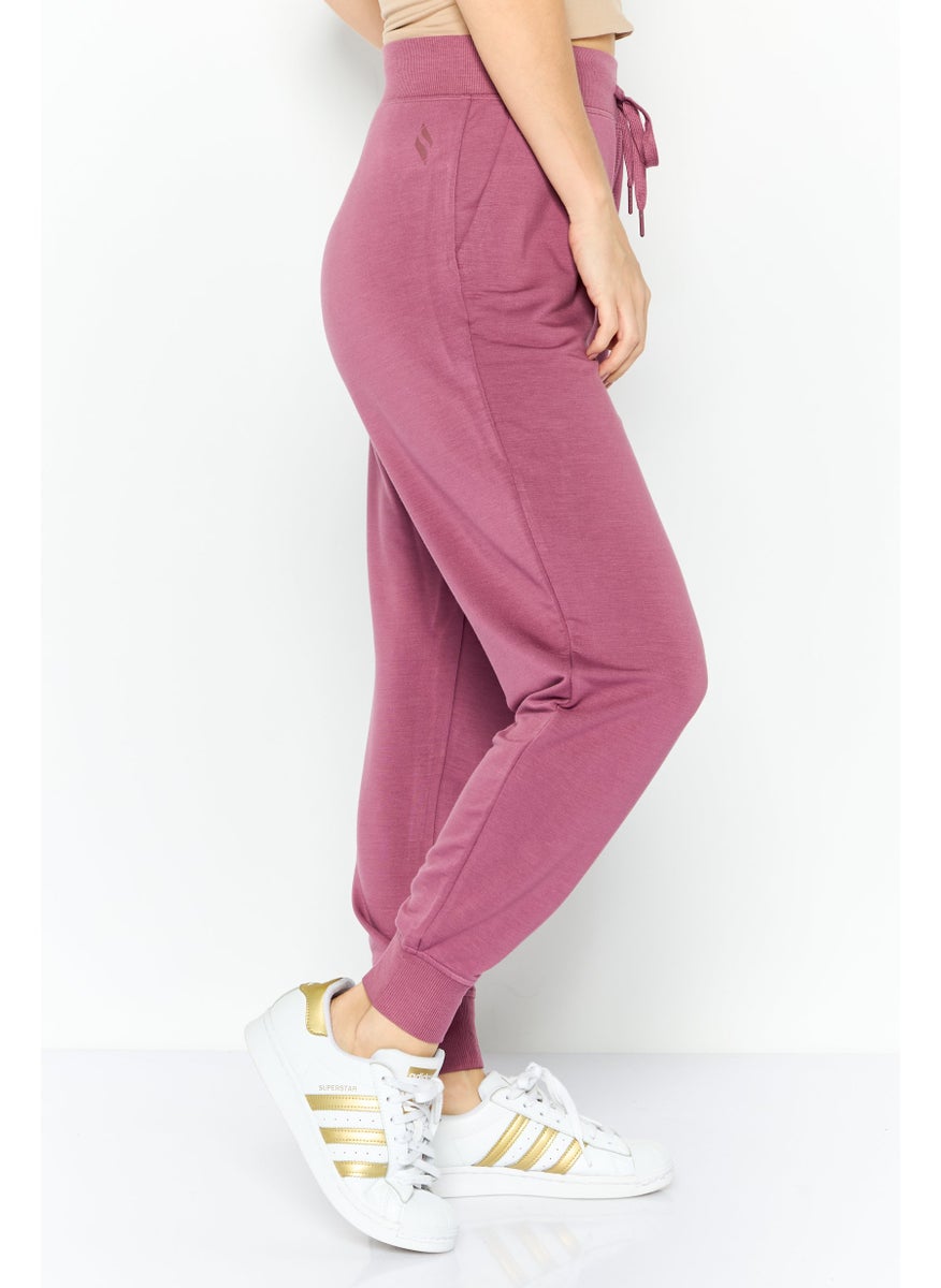 SKECHERS - Women Sportswear Fit Training Sweatpants, Purple - Image 1