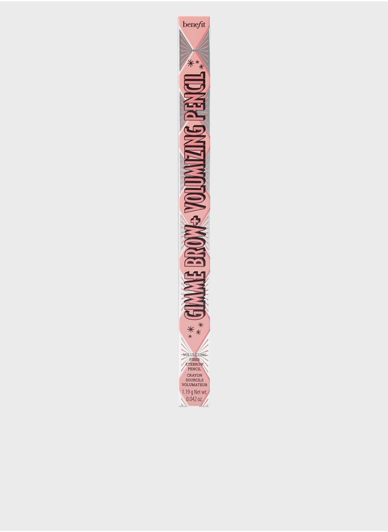 Benefit Cosmetics - Gimme Brow + Volumizing Pencil - Volumizing Brow Pencil - 3.5 Neutral Medium Brown - Image 1