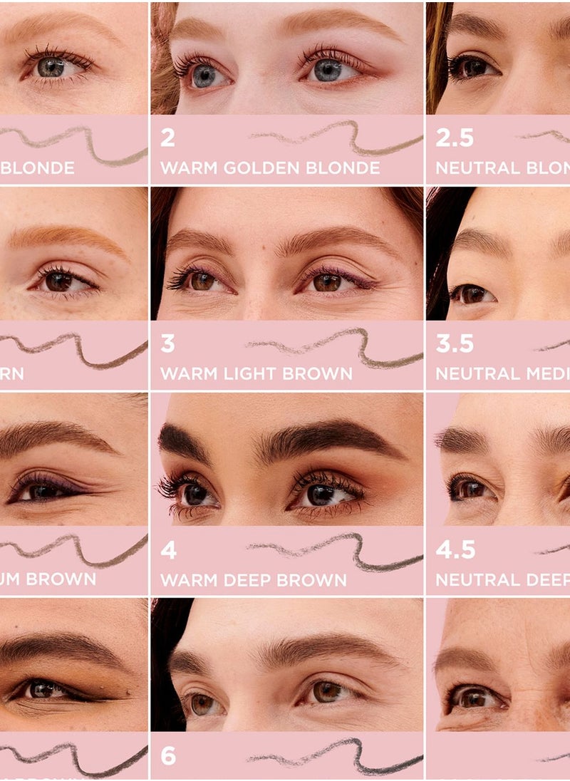 Benefit Cosmetics - Gimme Brow + Volumizing Pencil - Volumizing Brow Pencil - 3.5 Neutral Medium Brown - Image 1
