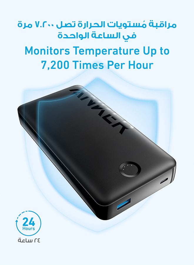 باور بانك PowerCore325 20K II بقدرة 20000 مللي أمبير/ساعة 20000 مللي أمبير/ساعة مزود بمنفذين بقدرة 15 وات أسود - Image 3