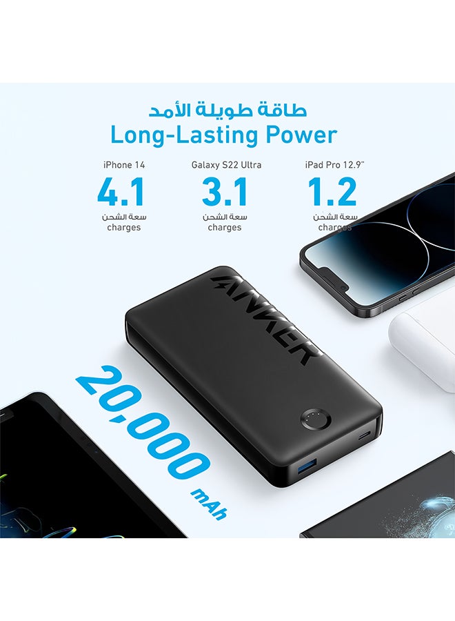 باور بانك PowerCore325 20K II بقدرة 20000 مللي أمبير/ساعة 20000 مللي أمبير/ساعة مزود بمنفذين بقدرة 15 وات أسود - Image 5