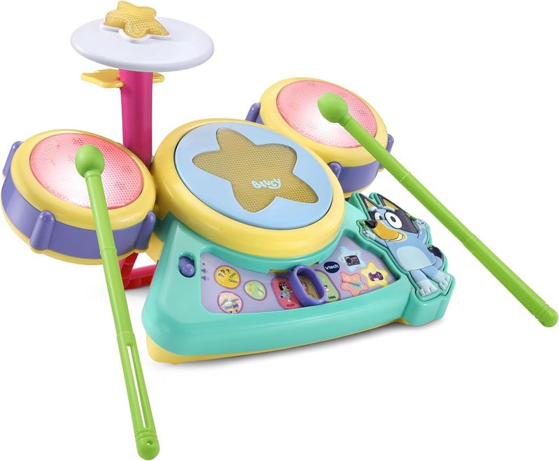 VTech Bluey Hooray Drum Set - Image 5