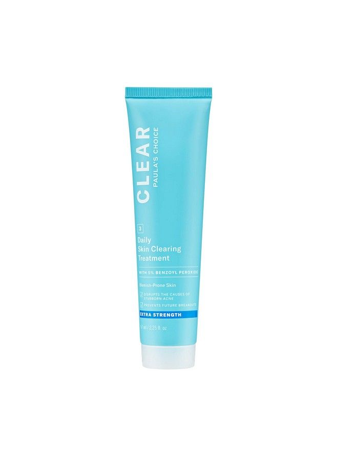 PAULA'S CHOICE علاج البشرة اليومي الواضح من باولا مع بيروكسيد البنزيل لعلاج حب الشباب والاحمرار 2.25 أونصة سائلة (قوة إضافية) - Image 1