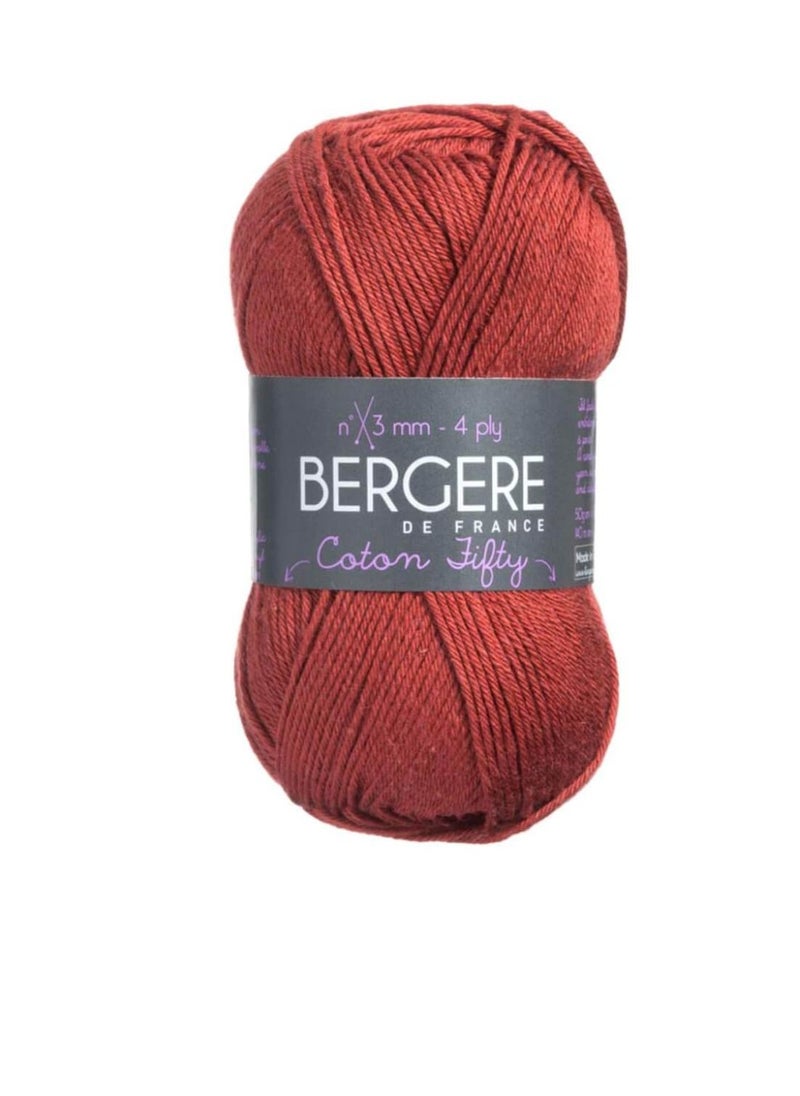 Bergere de France - Bergere De France Coton Fifty Yarn Auburn - Image 1
