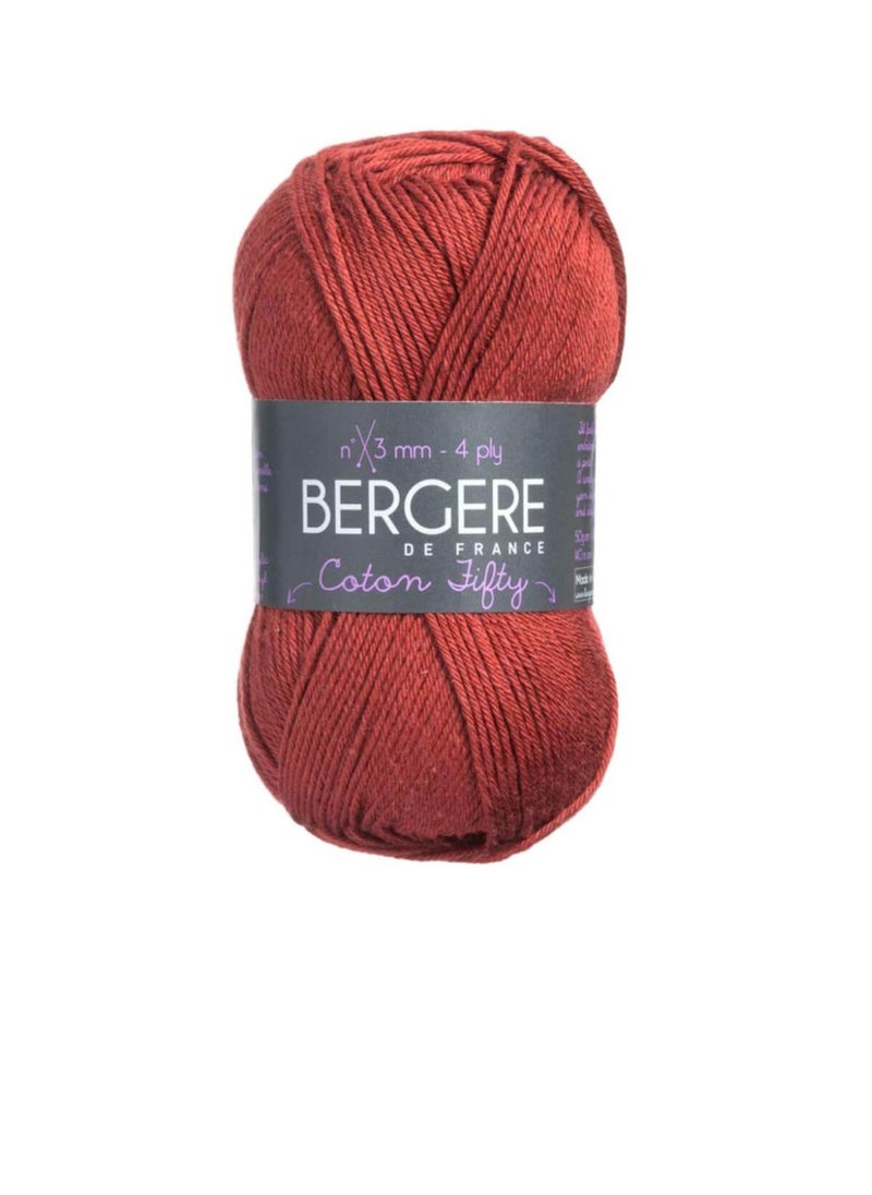 Bergere de France - Bergere De France Coton Fifty Yarn Auburn - Image 1
