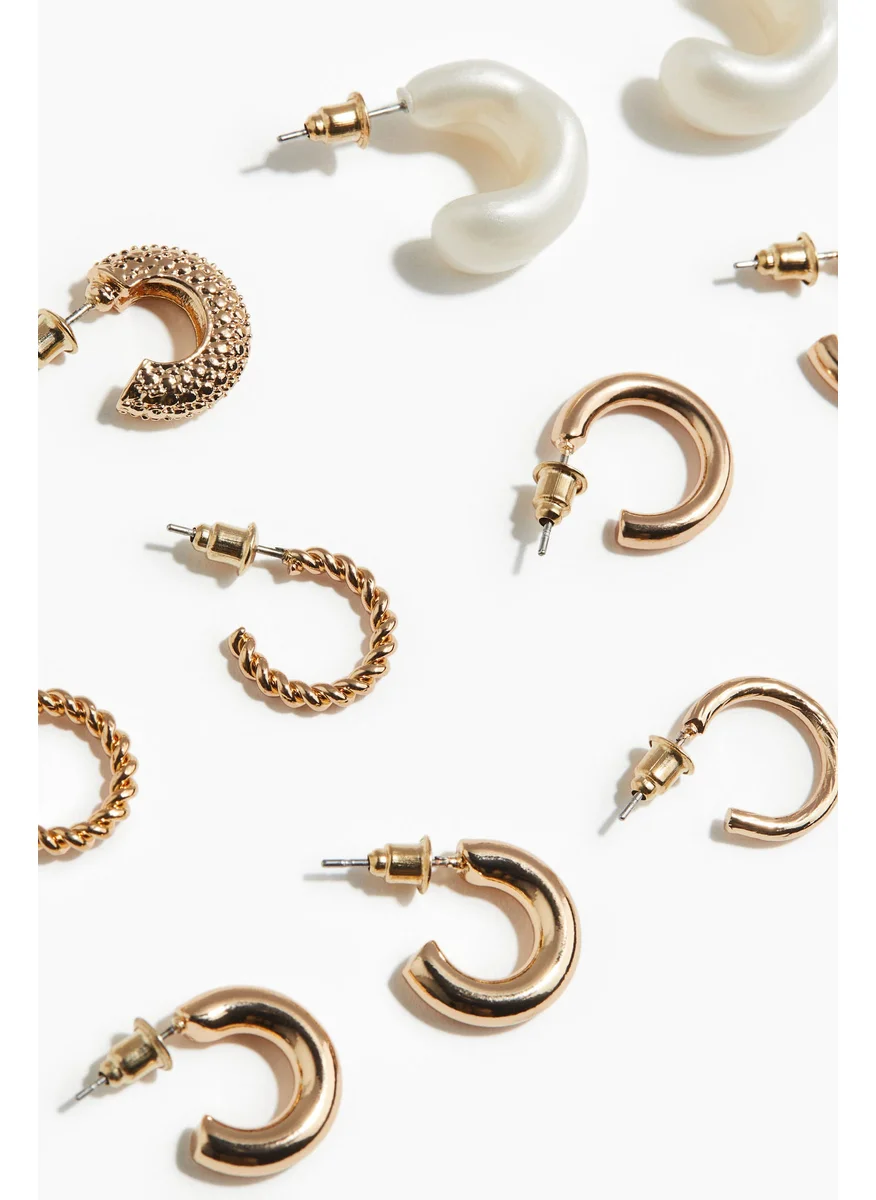 H&M 6 Pairs Hoop Earrings