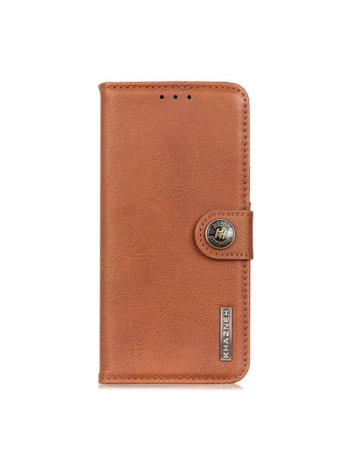 اس-توب جراب هاتف Nokia C02 KHAZNEH من جلد البقر المتين القابل للطي - Image 2