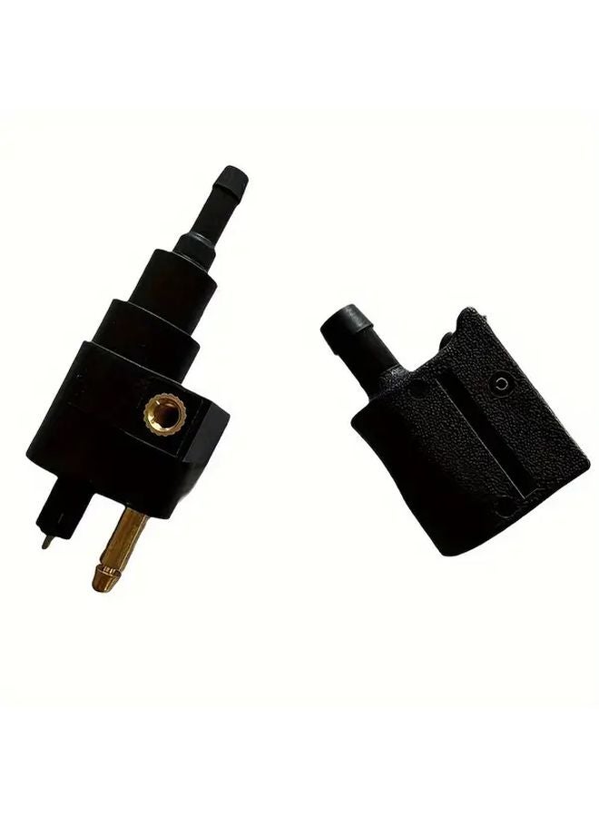 2 Pack Mercury Outboard Fuel Line Connectors Male and Female Engine Fuel Pipe Fitting - Image 1