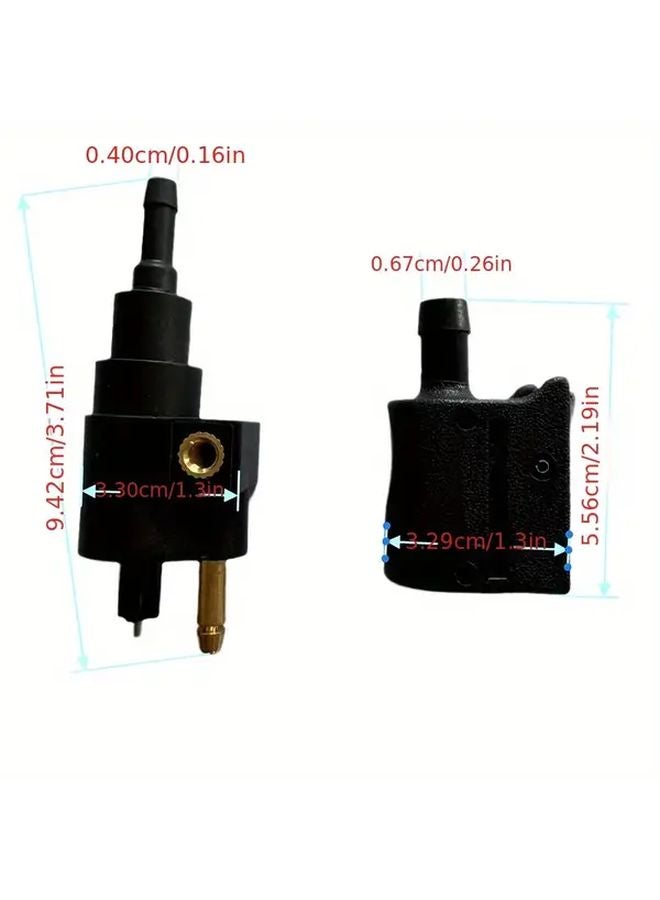 2 Pack Mercury Outboard Fuel Line Connectors Male and Female Engine Fuel Pipe Fitting - Image 5