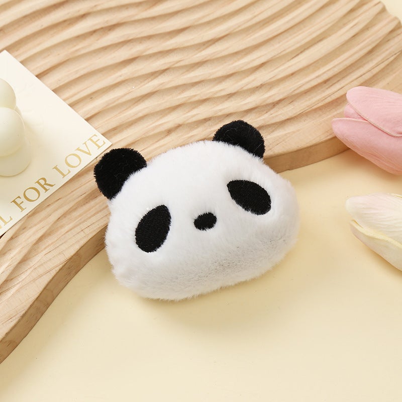 Generic New plush Pacha dog Panda mini cotton doll cartoon brooch accessories children socks hair accessories Large Panda 10cm 