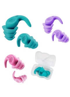 Ear Plugs for Sleeping Noise Cancelling, 3 Pairs of 41dB NRR Earplugs, Anti-Shedding Design, for Sleep, Noise Sensitivity, and Flight