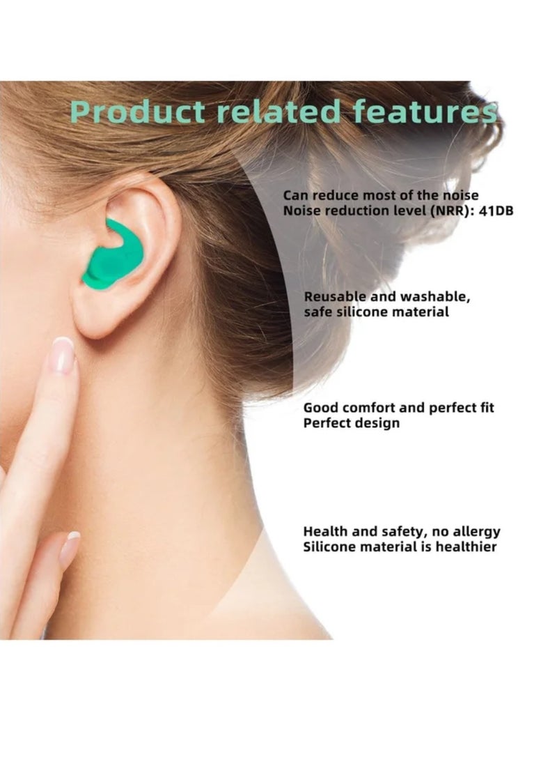 Generic - Ear Plugs for Sleeping Noise Cancelling, 3 Pairs of 41dB NRR Earplugs, Anti-Shedding Design, for Sleep, Noise Sensitivity, and Flight - Image 1