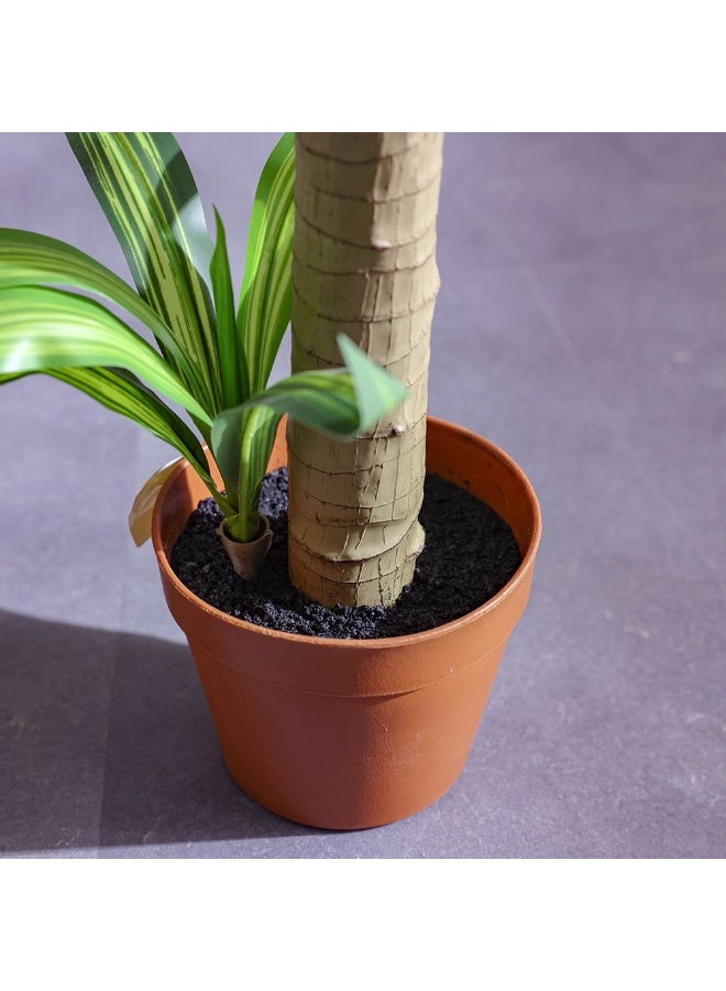 DANUBE HOME نبات مزروع في وعاء حديدي برازيلي متميز - 55 ورقة، شجرة صناعية واقعية للديكور الداخلي أو الخارجي، لمسة أنيقة للمنزل أو المكتب أو الشرفة، متينة وأنيقة 107 سم - Image 4