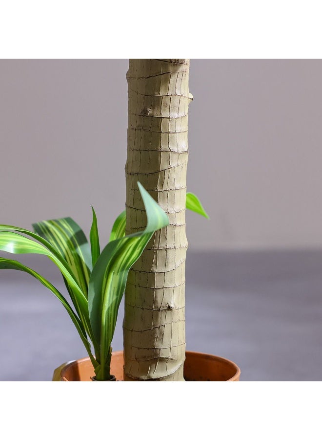 DANUBE HOME نبات مزروع في وعاء حديدي برازيلي متميز - 55 ورقة، شجرة صناعية واقعية للديكور الداخلي أو الخارجي، لمسة أنيقة للمنزل أو المكتب أو الشرفة، متينة وأنيقة 107 سم - Image 3