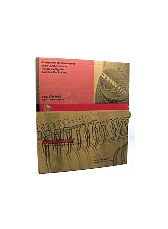 RENZ 100-Pieces Binding Wire A4 2:1 12.7mm 1/2Inch  White - Image 2