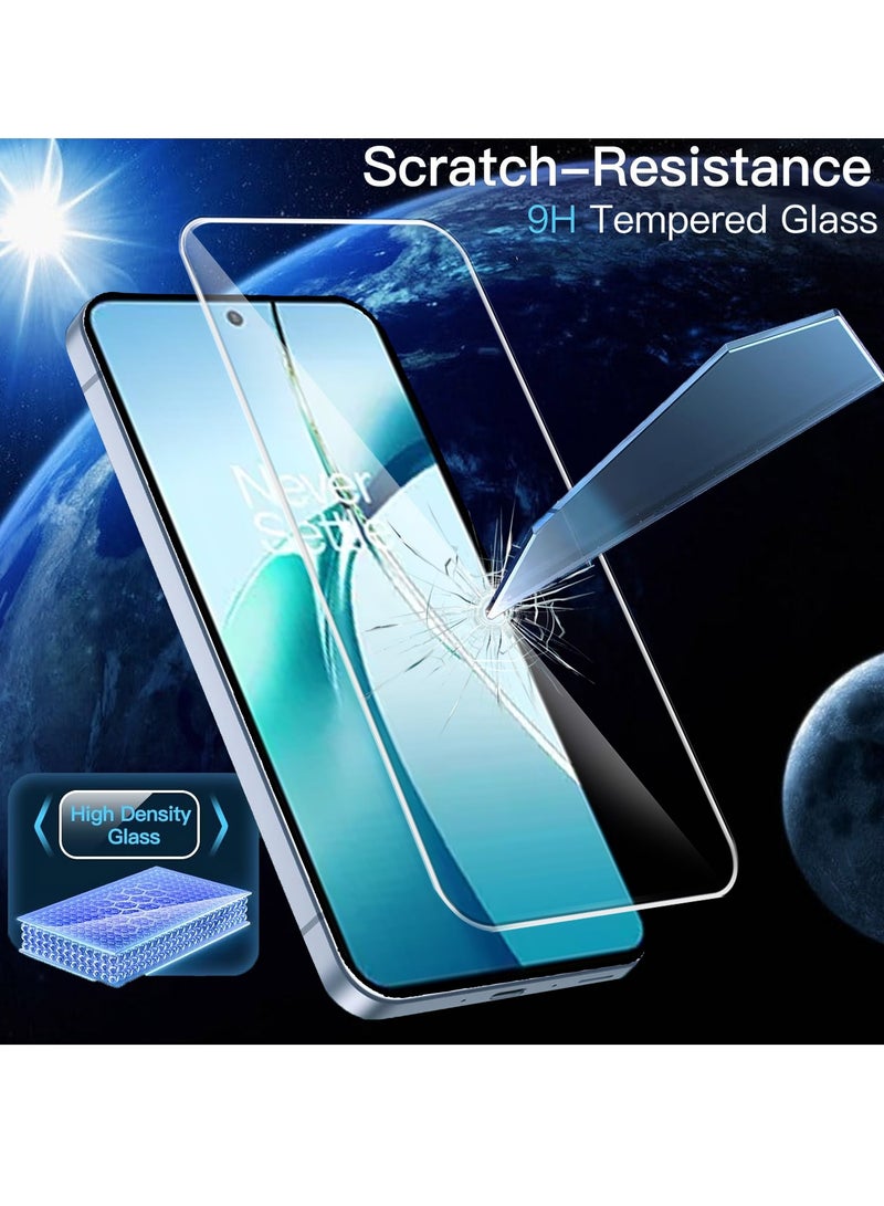 Techie حماية شاشة من الزجاج المقسى عالي الدقة لهاتف وان بلس نورد CE4 5G 2024 - مضاد للانعكاس مضاد للف泡ات صلابة 9H سمك 0.33 مم حواف مدورة تركيب سهل - Image 4