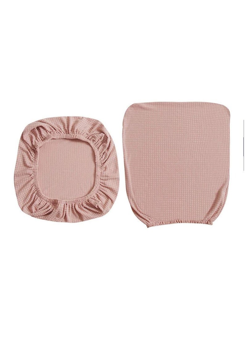 SYOSI Office Chair Cover, 1 Pair Armrest Covers Polyester Removable Ergonomic Elastic Armchair Protector, Water Resistant Stretch Jacquard Elastic Covers, for Desk Computer Chair Slipcover (Pink) - Image 3
